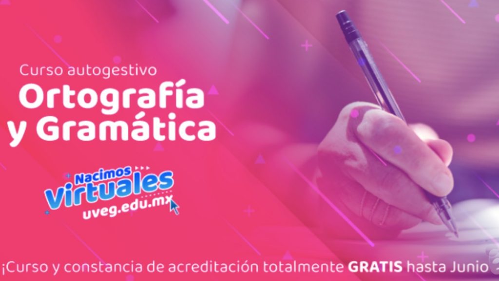 UVEG: Curso de ortografía y gramática en la Universidad Virtual del Estado de Guanajuato Foto: Especial