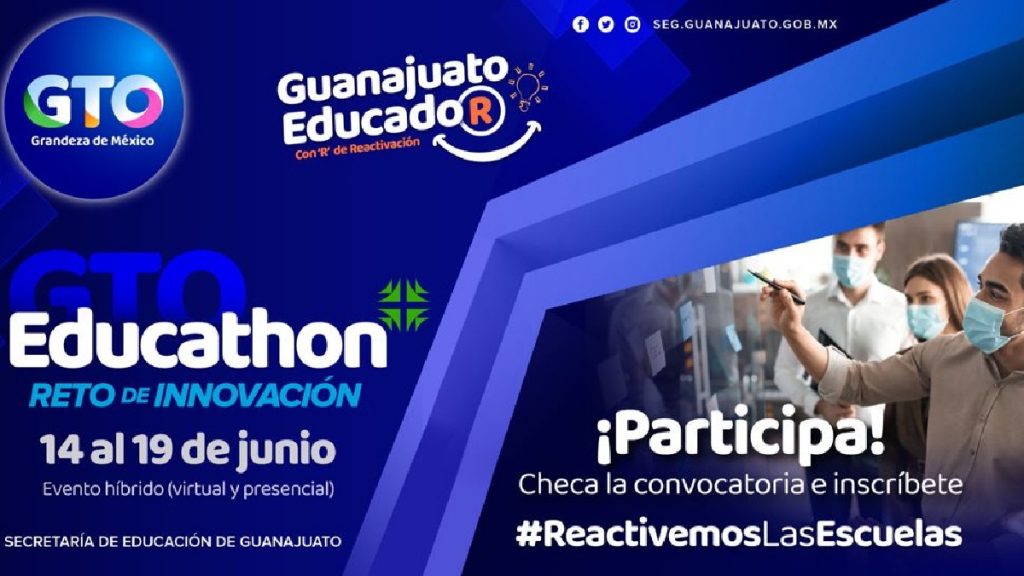 Educathon Guanajuato 2021: Checa la convocatoria Foto: Especial