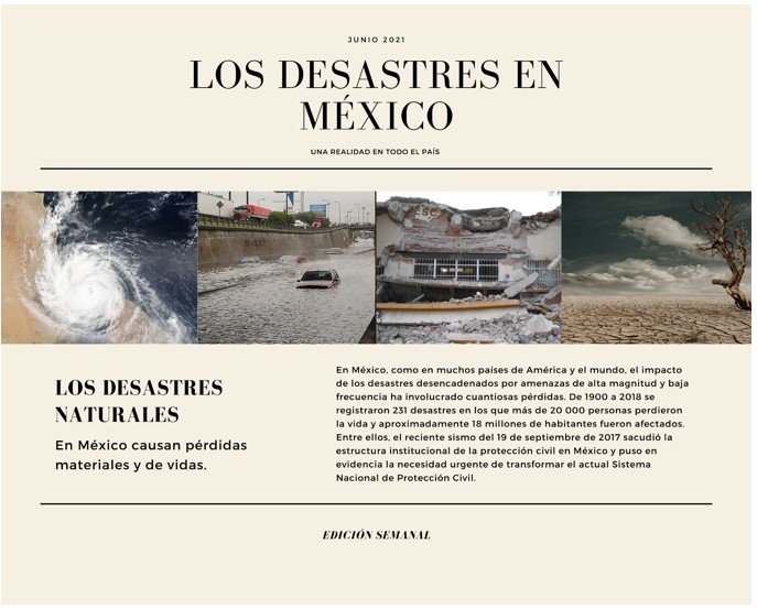 Desastres sucedidos en México