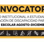 Convocatoria Apoyo Institucional a Estudiantes con Discapacidad Universidad de Guanajuato 2021 Foto: Especial