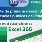 Curso básico Excel 365 para maestros Guanajuato 2021. Registro y horario Foto: Especial