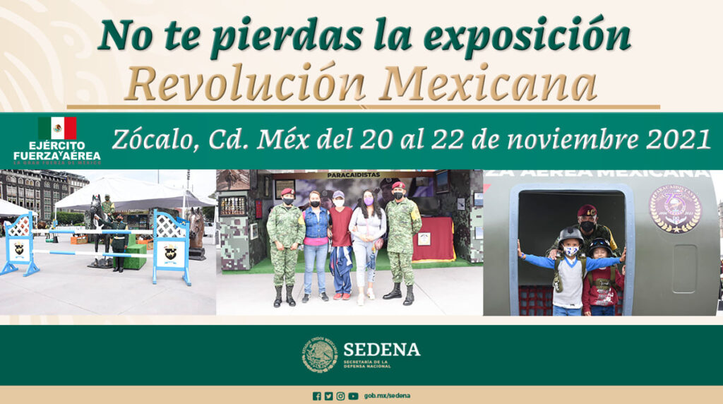 REVOLUCION MEXICANA EXPO 20 NOVIEMBRE ZOCALO