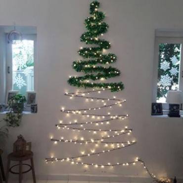 Cómo hacer un árbol de Navidad en la pared? 40 ideas para que te inspires |  Unión Guanajuato
