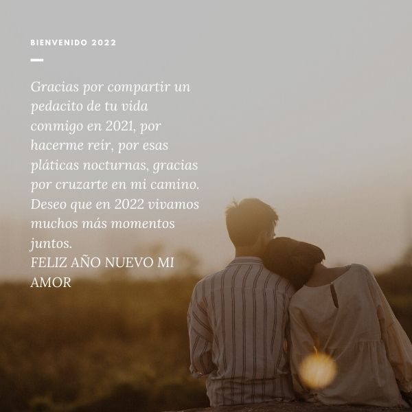 Feliz Año Nuevo 2022, mi amor. Imágenes y frases para felicitar a tu pareja  | Unión Guanajuato