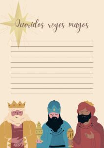 carta reyes magos 