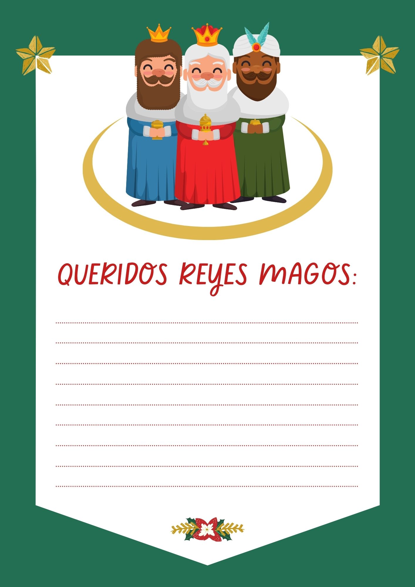 Dias De Reyes Magos Pdf CARTA A LOS REYES MAGOS Hojas e ideas para descargar e imprimir | PDF e  imágenes | Unión Guanajuato