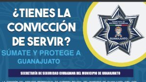 Convocatoria Policía Municipal Preventivo Guanajuato Capital 2022. Aquí la puedes descargar Foto: Especial
