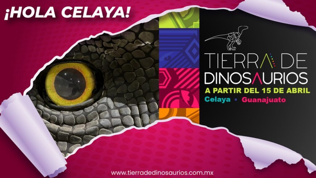 Tierra de Dinosaurios Celaya 2022. Costo del boleto de entrada Foto FB:coahuilatierradedinosaurios