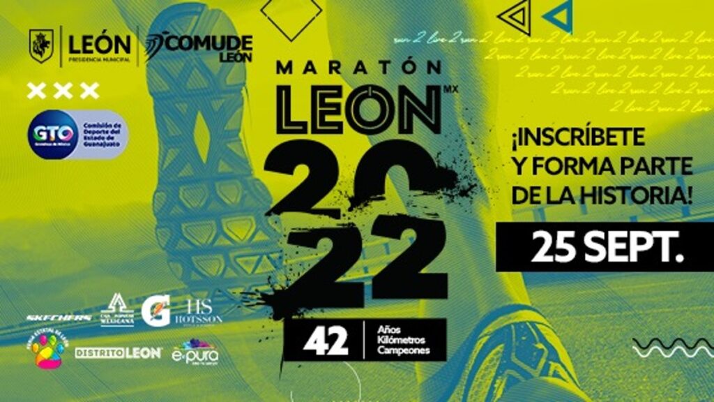 Maratón de León 2022 ya tiene fecha; se correrá el 25 de septiembre Foto: Especial