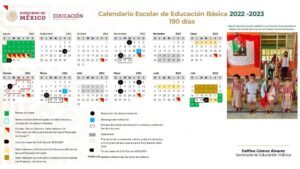 calendario escolar 2022 a 2023