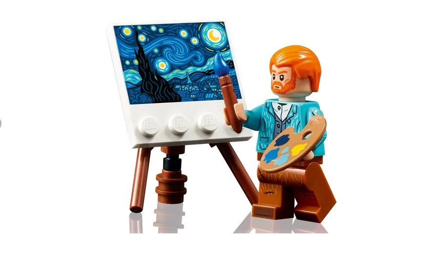 Lego. La noche estrellada. de Van Gogh 1