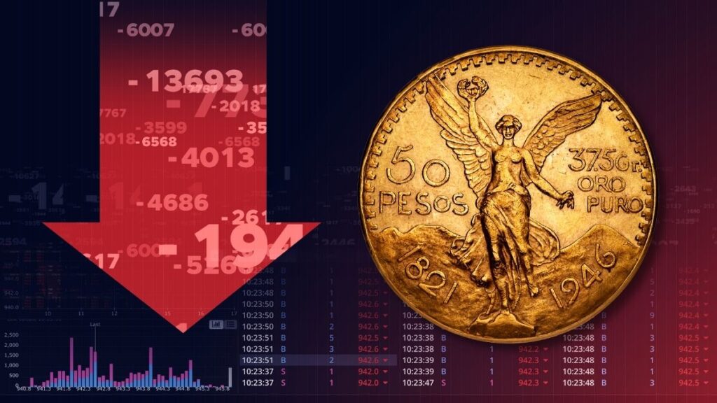 baja precio centenario de oro 2022