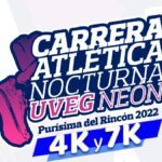 Carrera atlética nocturna Universidad Virtual del estado de Guanajuato 2022. Checa la convocatoria Foto: Especial