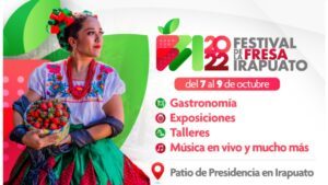 Programa oficial del Festival de la Fresa Irapuato 2022 en PDF Foto: Especial