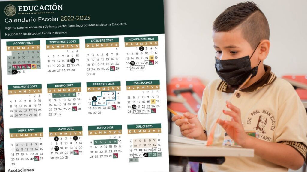 calendario escolar sep 2022
